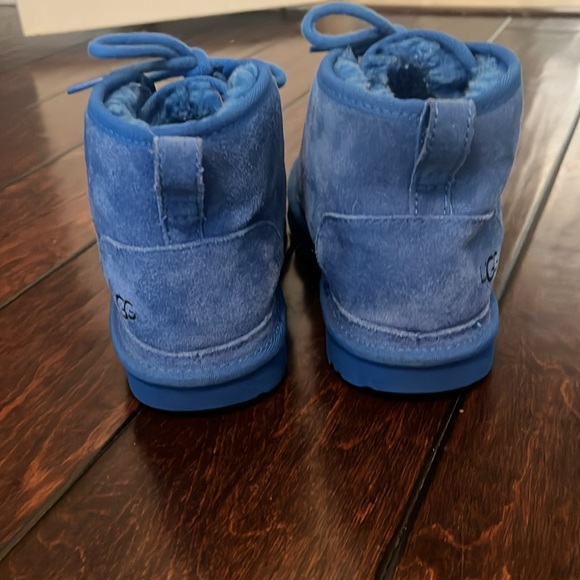 UGG Blue Suede Ankle Boots - Picture 2 of 5